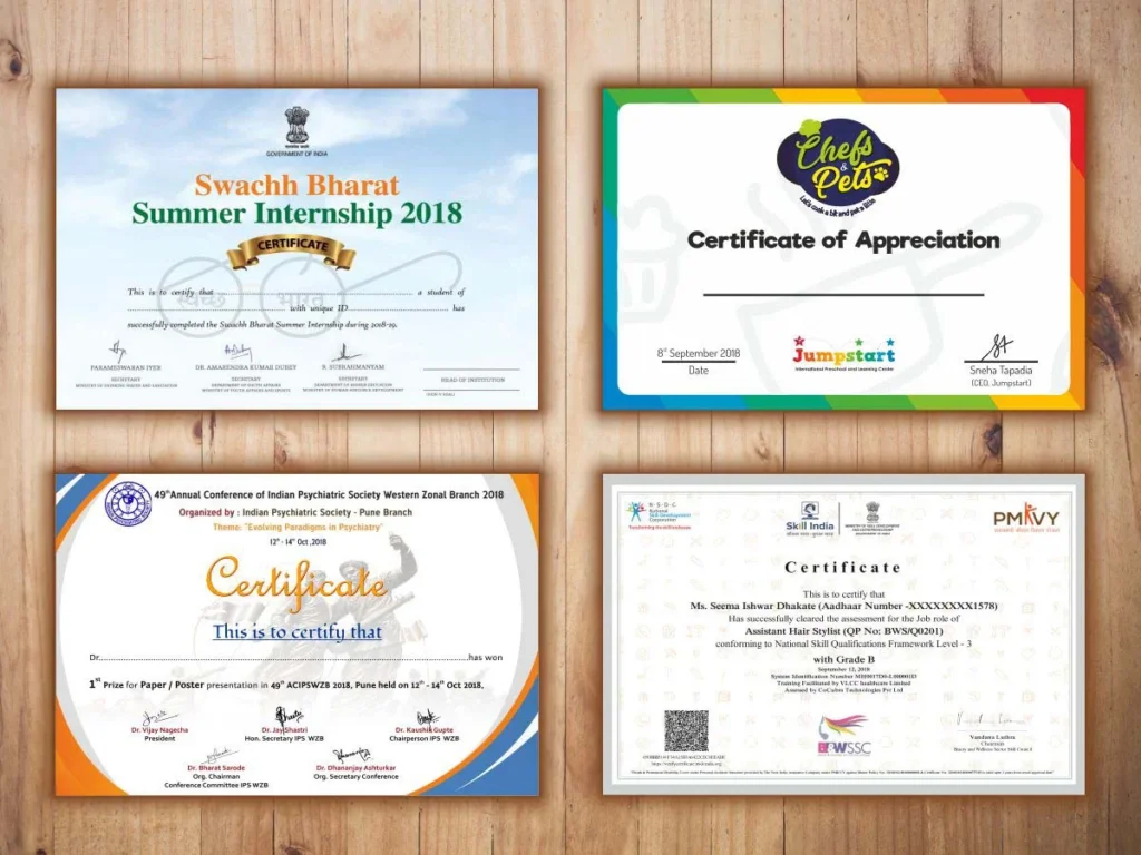 Certificate Printing Grimsby