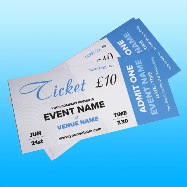 Ticket Printing Grimsby